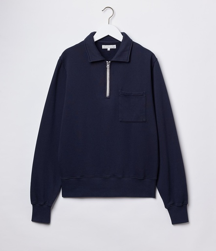 Half-zip Polo Sweatshirt | Merz b. Schwanen