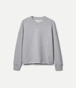 sweatshirt, open edge, 9,4oz/sq.yd., boxy fit