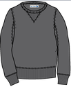 [2S48.98] 2S48 men's loopwheeled 2S48 sweatshirt heavy, 13,4oz, classic fit  | 98 charcoal 