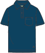 [TPLP02.51] TPLP02 Terry men's polo shirt, 4,6oz/sq.yd., classic fit | 51 dark navy 