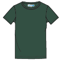 [2M15C.401] 2M15C Cropped Vintage Machine Refined Classic Fit T-Shirt | 401 forest 