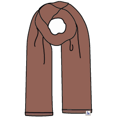 [MWSC01.36] MWSC01 scarf | 36 red oak 